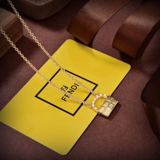 FENDI Peekaboo Miniature Bag Pendant Necklace